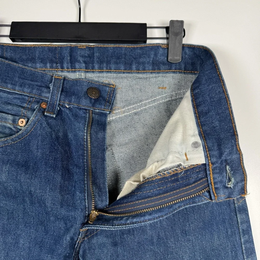 Vintage Early 80s Levis 505 0217 Denim Mens Jeans Redtab 28x36 (27x31)